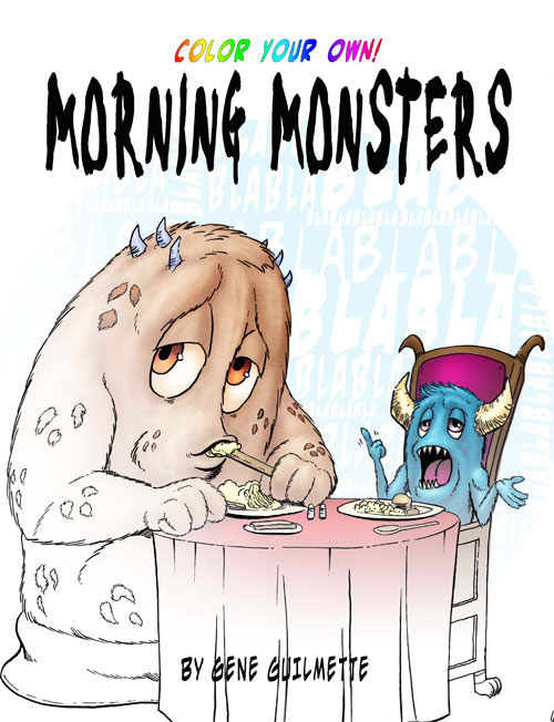 Morning Monsters Coloring Book