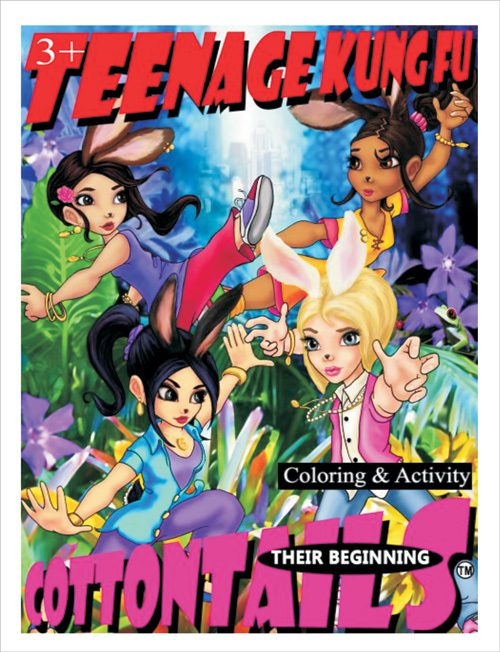 Teenage Kung Fu Cottontails Coloring Book #1