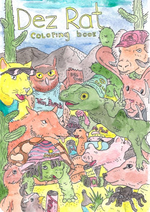 Dez Rat Coloring Book