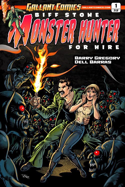 Biff Stone Monster Hunter For Hire #1 Artist Cover
