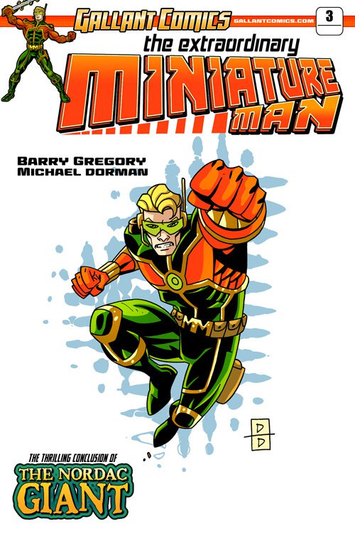 The Extraordinary Miniature Man #3 Guest Artist Cover