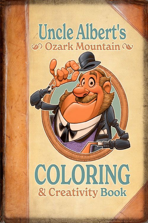 Uncle Albert's Ozark Mountain Coloring & Creativity Book