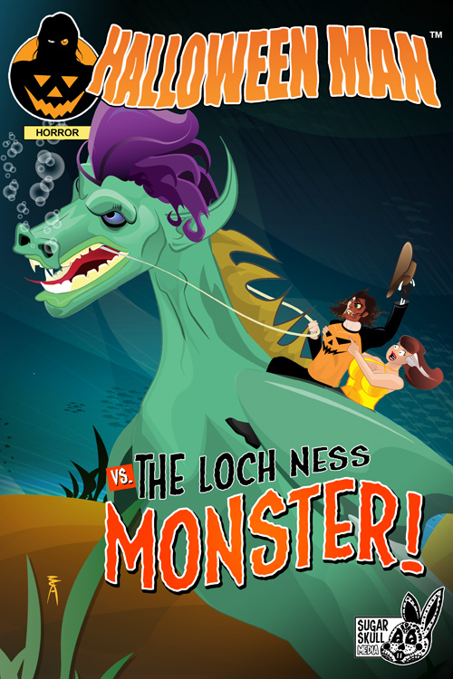 Halloween Man vs The Loch Ness Monster